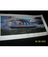 1992 80Th Anniversary TITANIC Anniversary 27 1/2 &quot; X 14 1/4&quot; Frameable P... - $54.31 CAD