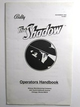 The Shadow Pinball Machine Handbook Original 1994 Game Mini Booklet UNUSED - £16.07 GBP