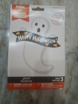 Happy Halloween Ghost Foam Kit Makes 3 - £7.06 GBP