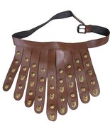 NAUTICALMART Handmade Roman Brown Leather Belt Brass Fittings - €79,09 EUR