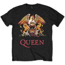 Queen Classic Crest T-Shirt Black - £22.89 GBP+