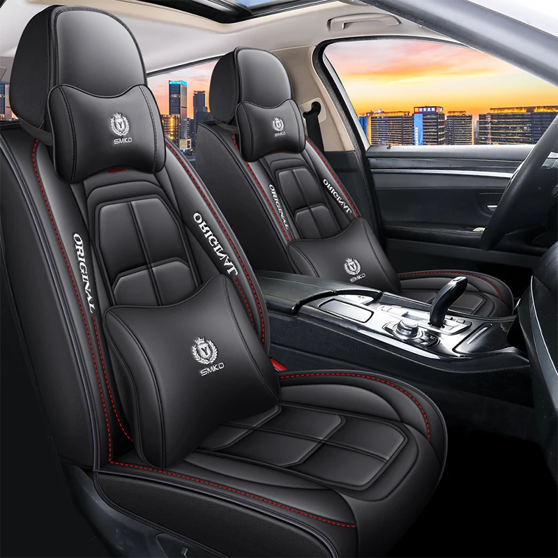 Universal Pu Leather Car Seat Cover for Toyota Yaris Octavia A7 A5 Geely Atlas - £47.53 GBP+