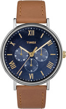 Timex Unisex Multifunction Watch Leather Strap 41mm - $2,515.26 MXN