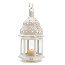 White Moroccan Style Lantern - £21.22 GBP