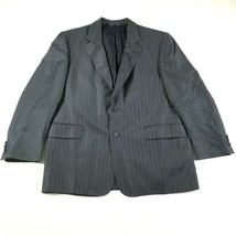 Vintage Cambridge Blazer Suit Jacket 36R Blue Striped Ermenegildo Zegna ... - £43.95 GBP