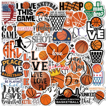 Basketball Stickers 50PCS Basketball Accessories Gifts for Girls/Boys, W... - £8.28 GBP