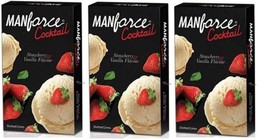 Manforce Cocktail Condom (Strawberry and Vanilla Flavoured) For Men,PACK... - £26.89 GBP