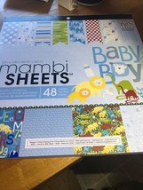 Mambi Sheets 12 x 12 Paper Pad Multiple Cricut. (BABY BOY) - $12.86