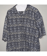 Men&#39;s Navy Cream Casual Shirt XXL - $216.41 MXN