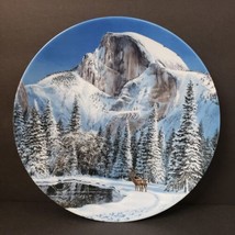 George W.S. 1990 Blue Snow at Half Dome 8.5&quot; Decorative Collector&#39;s Plate - £13.61 GBP