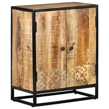 Hand Carved Sideboard 23.6&quot;x13.8&quot;x29.5&quot; Solid Mango Wood - $253.99