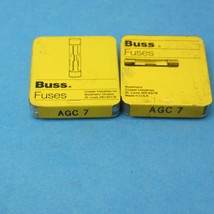 Bussmann AGC-7 Fast-Acting Glass Fuse 3AG 1/4” x 1-1/4” 7 Amp 250 VAC Qty 6 - £6.01 GBP