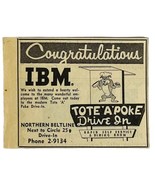 Vtg 1959 Lexington KY Newspaper Ad Tote A Poke Drive In Restaurant Welco... - $12.86 CAD