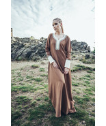 Authentic Handcrafted Viking Dress – Nordic Heritage Style – Sand Color ... - €76,92 EUR