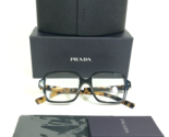 PRADA Eyeglasses Frames VPR A02 389-1O1 Black Tortoise Square Full Rim 5... - $130.68