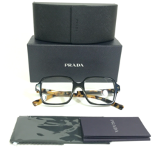 PRADA Eyeglasses Frames VPR A02 389-1O1 Black Tortoise Square Full Rim 51-17-145 - £102.83 GBP