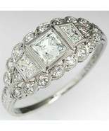 2.0Ct Princess CZ 925 Sterling Silver Anniversary Engagement Wedding Bri... - $2,398.78 MXN