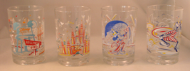 McDonald&#39;s Disney World 25th Anniversary Commemorative Glasses (4) - New - £18.24 GBP