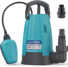 2411GPH Submersible Water Pump with Float Switch, Draining Flooded Basement, Poo - £101.23 GBP
