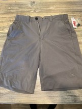 Brooks Brothers Men&#39;s Flat Front Chino Shorts. Gray. Size 29. NWT. R - £19.41 GBP