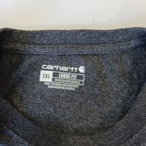 Carhartt K87 CRH Men's Gray Cotton Blend Short Sleeve T-Shirt Size 2XL Chest 56" image 3