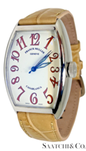 Franck Muller Casablanca 5850 Men&#39;s Luxury Watch - White Dial, Stainless - £2,674.24 GBP