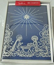 16 Christmas Cards North Star over Baby Jesus in a Manger by Hallmark - £10.16 GBP