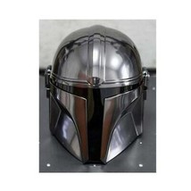 Mandalorian Helmet 1:1 Hard Star Wars PVC Full Mask Black Series Cosplay Costume - £130.39 GBP