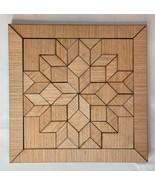 Petite Star Wood Barn Quilt Block Unfinished - $32.00+
