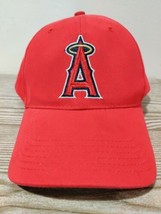 MLB Fan Favorite Brand Los Angeles Angels Adjustable Cap Hat Natural Curved Bill - £14.12 GBP