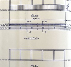 1947 Railroad Bangor Aroostook Original Blueprint Low Wharf 1 Car C2 DWDD11 - £93.80 GBP