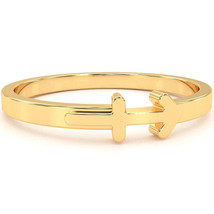 Sagittarius Zodiac Sign Ring In Solid 14k Yellow Gold - £159.04 GBP