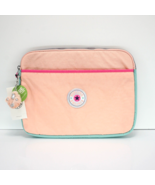 Kipling Laptop Sleeve 13&quot; Accessory Bag KI9101 Polyamide Mellow Peach Mu... - $46.95