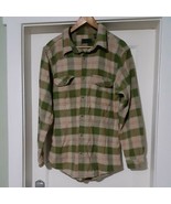 Field &amp; Stream Mens Multicolor Plaid Thick Flannel Button Shirt Size LT ... - $196.52 MXN