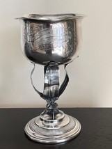 Antique Wood &amp; Hughes Sterling Silver 641 Grams Pigeon Champion Trophy NY 1892 - £3,509.03 GBP