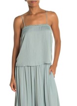 FREE PEOPLE Intimately Womens Cami Top Beyond Me Casual Sea Sage Blue Size XS - £28.56 GBP