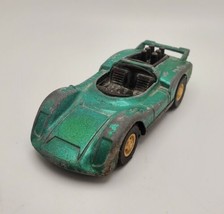 Vintage TootsieToy Green Porsche Convertible Made in USA - $14.65