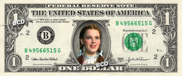 DOROTHY Judy Garland Wizard of Oz on a REAL Dollar Bill Cash Money Colle... - $84.46 MXN