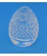 Collectible/Vintage Lead Crystal Egg Paperweight Made In France - $27.00
