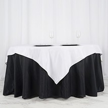 70&quot;&quot; White Square Polyester Tablecloth Wedding Party Catering Dinner Linens Sale - £9.57 GBP
