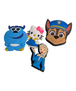 Lot of 4 Kids Cartoon Jibbitz Crocs Shoe Charms Paw Patrol Hello Kitty Elsa - $4.94