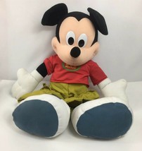 24" Mickey Mouse Plush Disney Fisher Price Jumbo Stuffed Animal Doll Vintage VG+ - £15.81 GBP