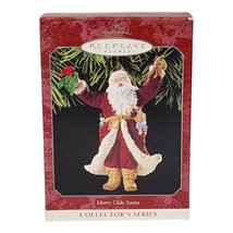 Vintage 90s Hallmark Keepsake Ornament Merry Olde Santa Collector&#39;s Series - £7.45 GBP