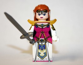 Princess Zelda Legend of Zelda Nintendo Game Building Minifigure Bricks US - £7.01 GBP