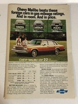 1979 Chevrolet Chevy Malibu Vintage Print Ad Advertisement pa16 - £6.96 GBP