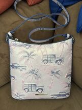 Brahmin Copa Cabana OPTIMISM  Pink Palm Trees Car - $247.47