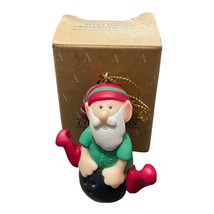 Avon Gift Collection Elves&#39; Day Off Bowling Ornament - £5.02 GBP
