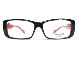Face a Face Eyeglasses Frames PEARL 5 COL 3011 Black Red Square 57-14-130 - $168.09