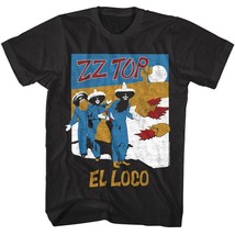 ZZ Top El Loco Poster Men&#39;s T Shirt - £29.06 GBP+