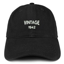 Trendy Apparel Shop Small Vintage 1942 Embroidered 81st Birthday Adjustable Cott - £15.71 GBP